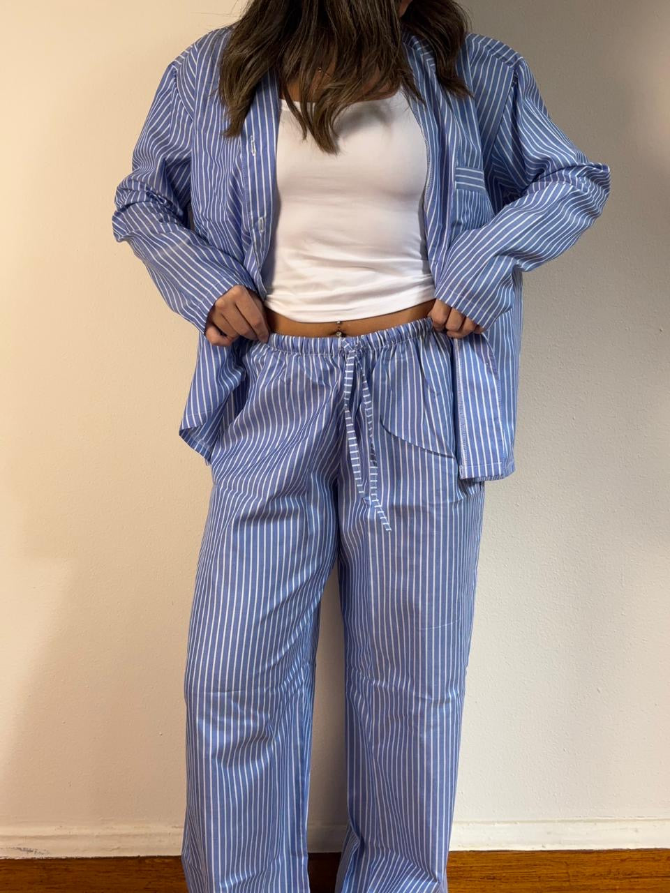 Soft striped pajamas