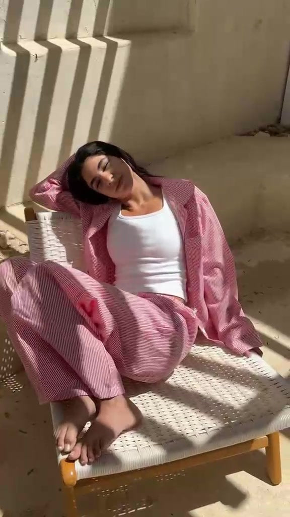 Soft pastel pajamas