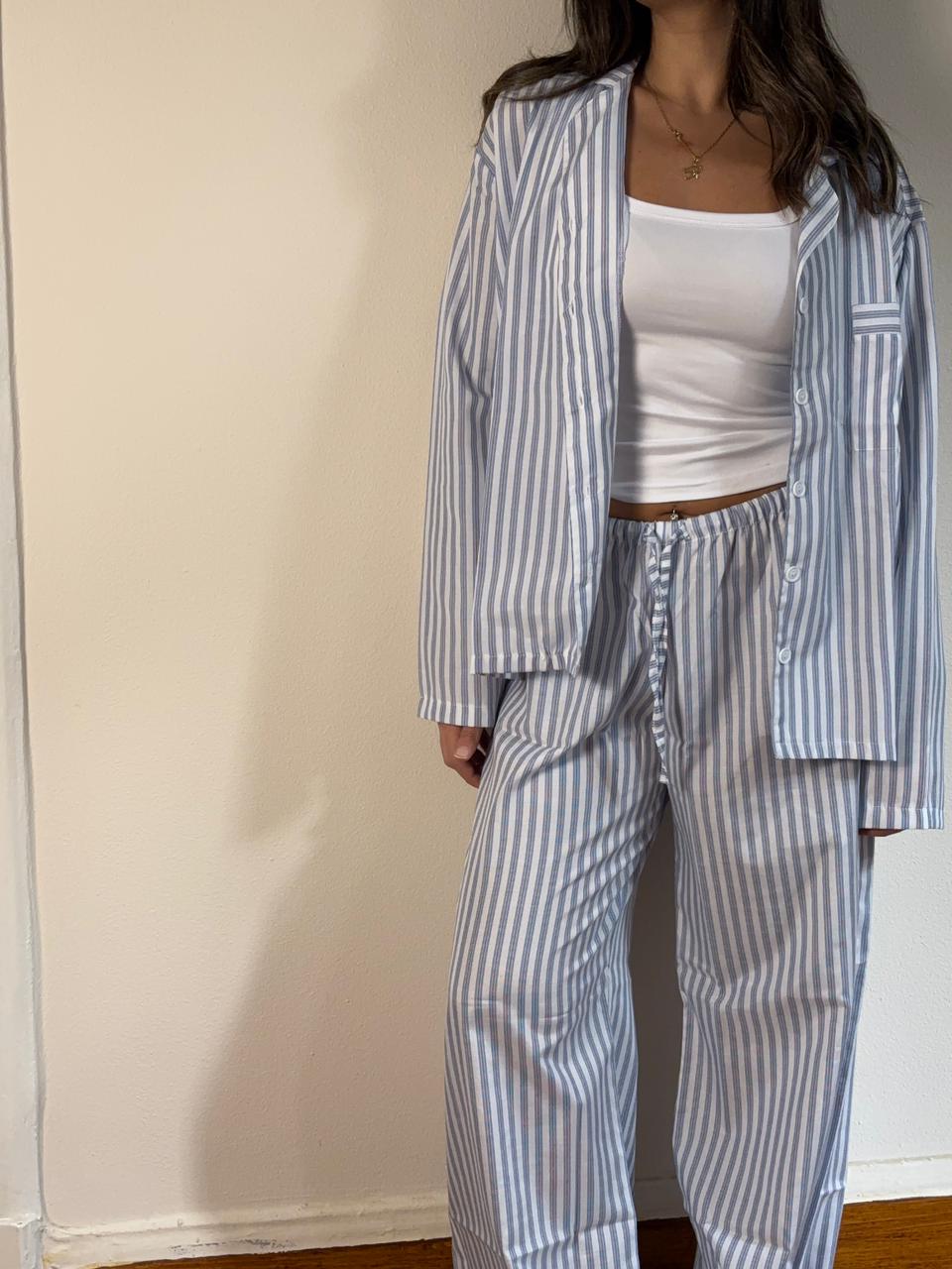 Soft striped PJs