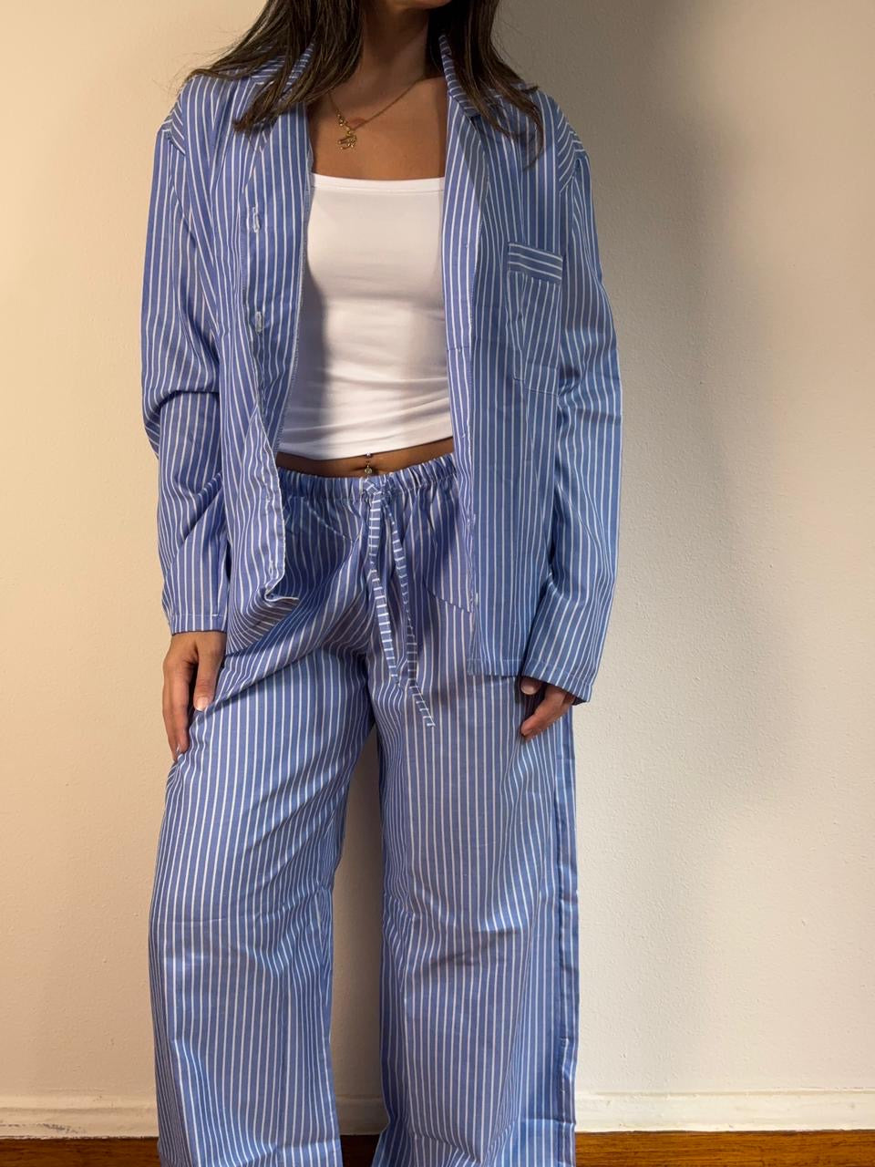 Soft striped pajamas