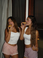 Soft Lace Trim Shorts