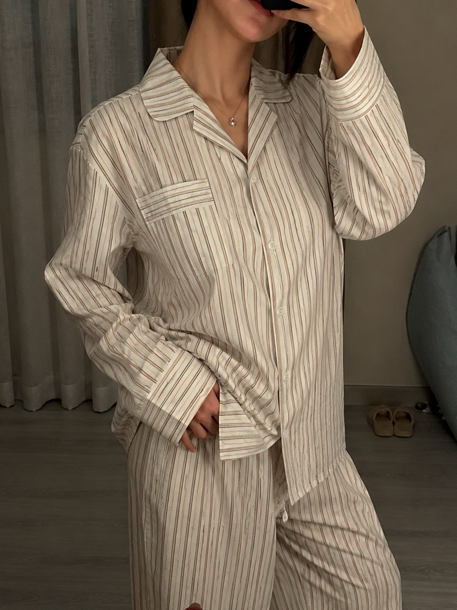 Soft striped PJs
