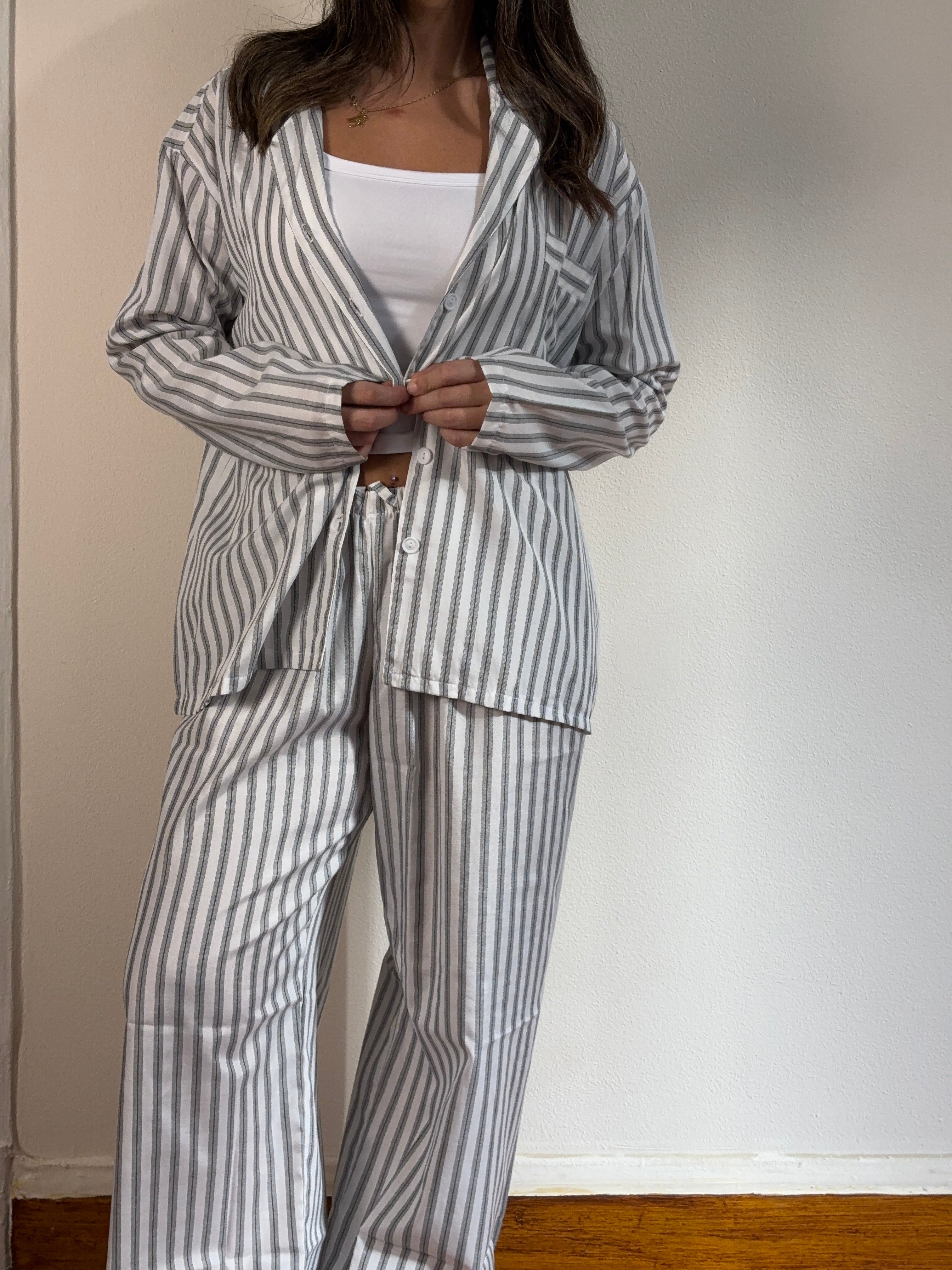 Soft striped PJs
