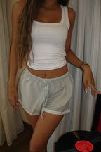 Soft Lace Trim Shorts